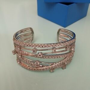 Silver Tone Cuff Bracelet